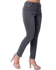 Jeans Mujer Basico Skinny Gris Stfashion 52905000