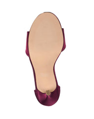 Sandalia Mujer Formal Tacon Vino Lady Paulina 02704211