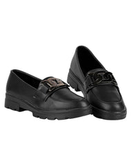 Zapato Casual Tacon Mujer Negro Tactopiel Stfashion 04803813
