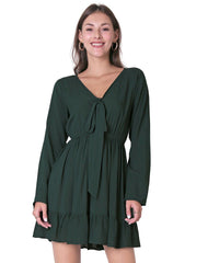 Vestido Mujer Casual Verde Stfashion 60404240