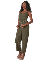 Jumpsuit Mujer Casual Verde Stfashion 52404220