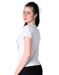 Playera Mujer Moda Camiseta Blanco Stfashion 69704006
