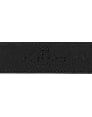 Cinturón Unisex Negro Silver Plate 54704801