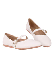 Flat Mujer Crema Stfashion 22704103