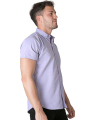 Camisa Hombre Casual Slim Azul Stfashion 50504604