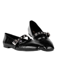 Flat Mujer Negro Stfashion 22704101