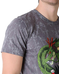 Playera Hombre Moda Camiseta Gris Dragon Ball 58205011