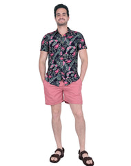 Short Hombre Playa Slim Rosa American Fly 51405408