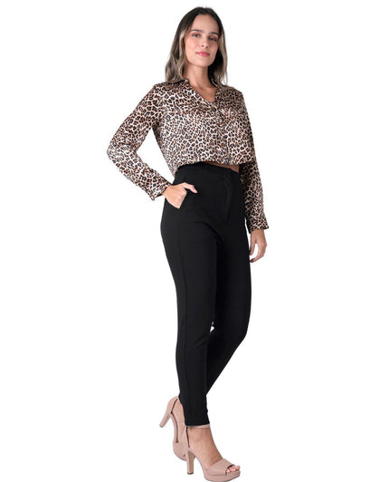 Leggins Mujer Casual Negro Stfashion 71005005