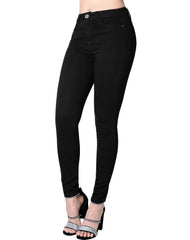 Jeans Básico Mujer Stfashion Negro 51003615 Mezclilla Stretch