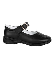 Zapato Niña Escolar Negro Piel Stfashion 16904101