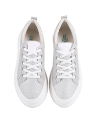 Tenis Mujer Casual Plata Capa De Ozono 06004222