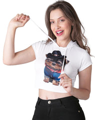 Playera Mujer Moda Camiseta Blanco Stfashion 69704622