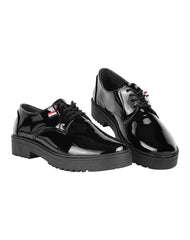Zapato Mujer Oxford Vestir Tacon Negro Stfashion 00304200