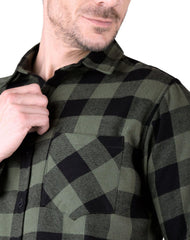 Camisa Hombre Casual Slim Verde Stfashion 50505215