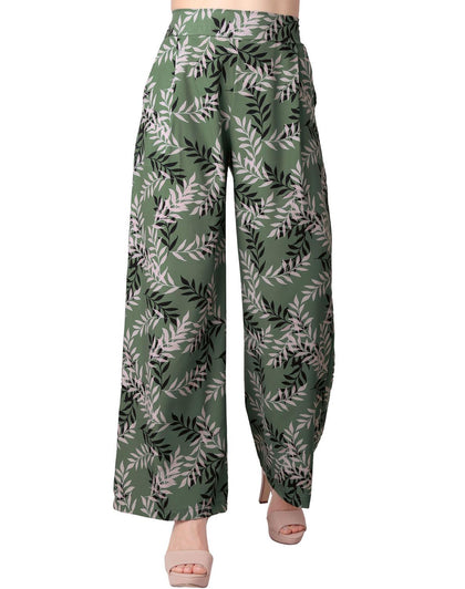 Pantalón Mujer Moda Recto Verde Stfashion 69704815