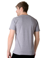 Playera Hombre Moda Camiseta Gris Smiley 58205022