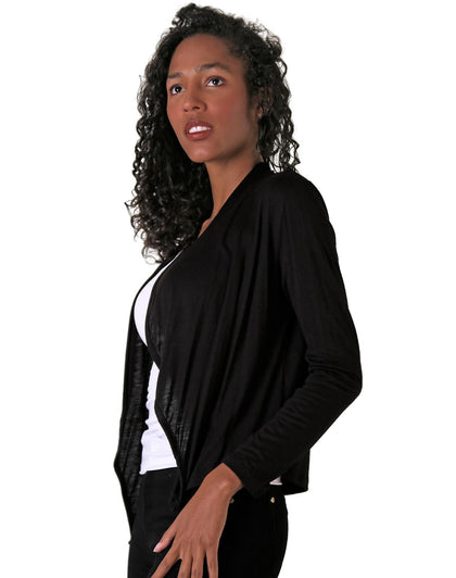 Saco Mujer Casual Cardigan Negro Stfashion 50004257