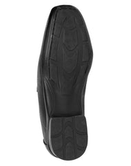 Zapato Hombre Mocasín Casual Negro Piel Sebastian 14903800