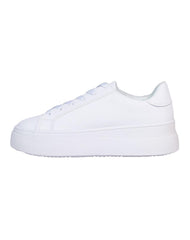 Tenis Mujer Casual Plataforma Blanco Stfashion 23504111