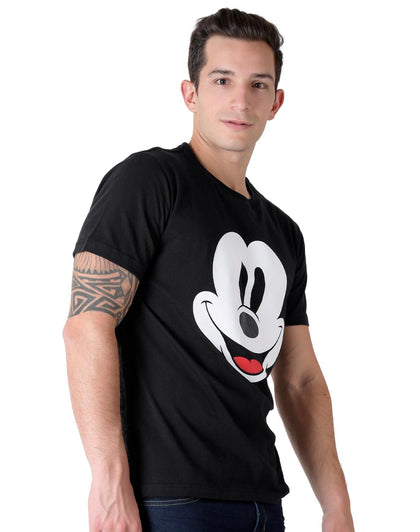 Playera Moda Camiseta Hombre Negro Disney 58204820