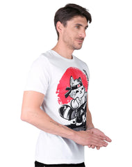 Playera Hombre Moda Camiseta Blanco Aditivo 55205220