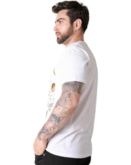 Playera Hombre Moda Camiseta Blanco Toxic 51604809