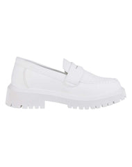 Zapato Mujer Mocasín Casual Blanco Via Urbana 06803917