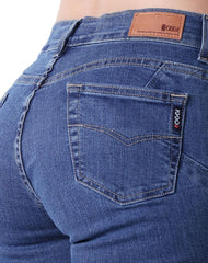 Jeans Mujer Basico Recto Azul Oggi Yess 59105010