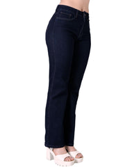 Jeans Mujer Moda Regular Azul Fergino 52905405