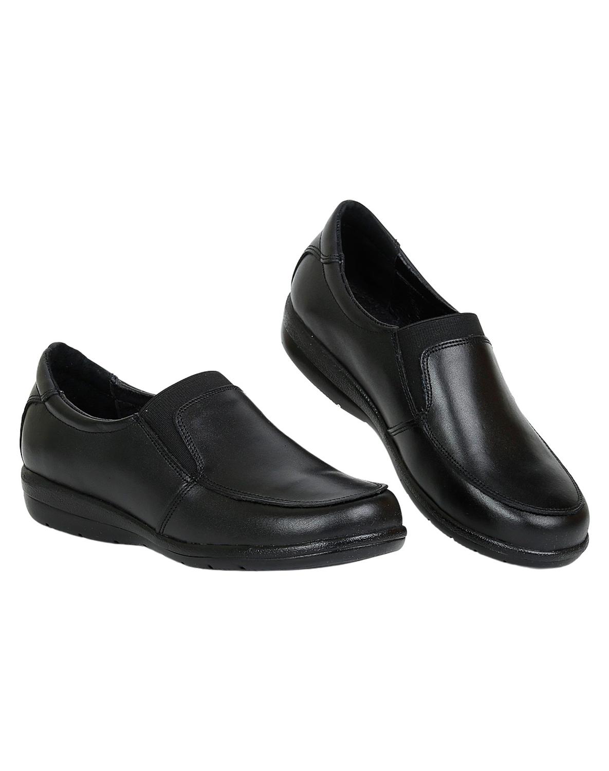 Zapato Casual Mujer Salvaje Tentación Negro 21002601 Piel