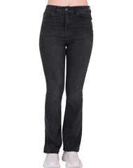 Jeans Mujer Moda Acampanado Negro Stfashion 63105201