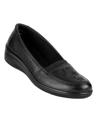 Zapato Casual Mujer Negro Piel Flexi 02503205