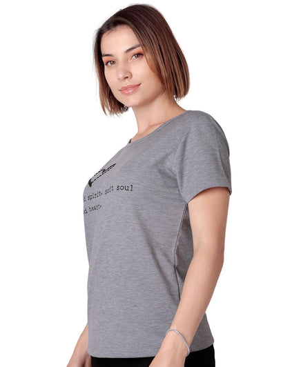 Playera Mujer Moda Camiseta Beige Stfashion 68705001