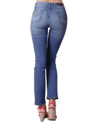 Jeans Moda Recto Mujer Azul Oggi Yess 59104604