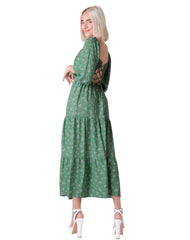 Vestido Mujer Casual Verde Stfashion 64104728
