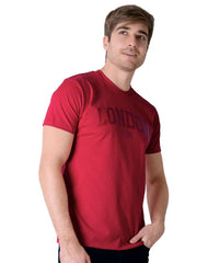 Playera Hombre Moda Camiseta Rojo Furor 62107019