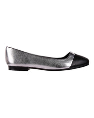 Flat Mujer Plata Stfashion 09004201