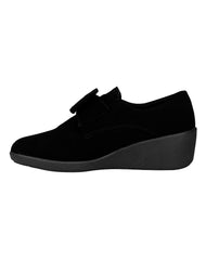 Zapato Mujer Mocasin Casual Cuña Negro Stfashion 20304000