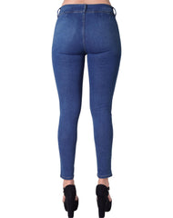 Jeans Mujer Moda Skinny Azul Stfashion 63104611