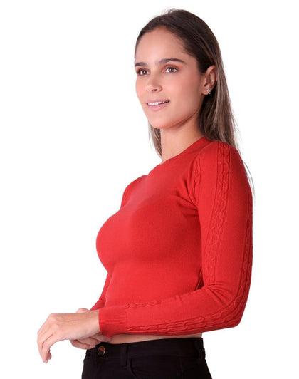 Sweater Mujer Rojo Uk 56705251