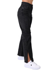 Jeans Mujer Moda Recto Negro American Fly 51405418