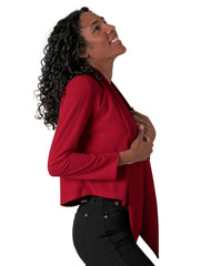 Saco Mujer Formal Cardigan Rojo Stfashion 72604224