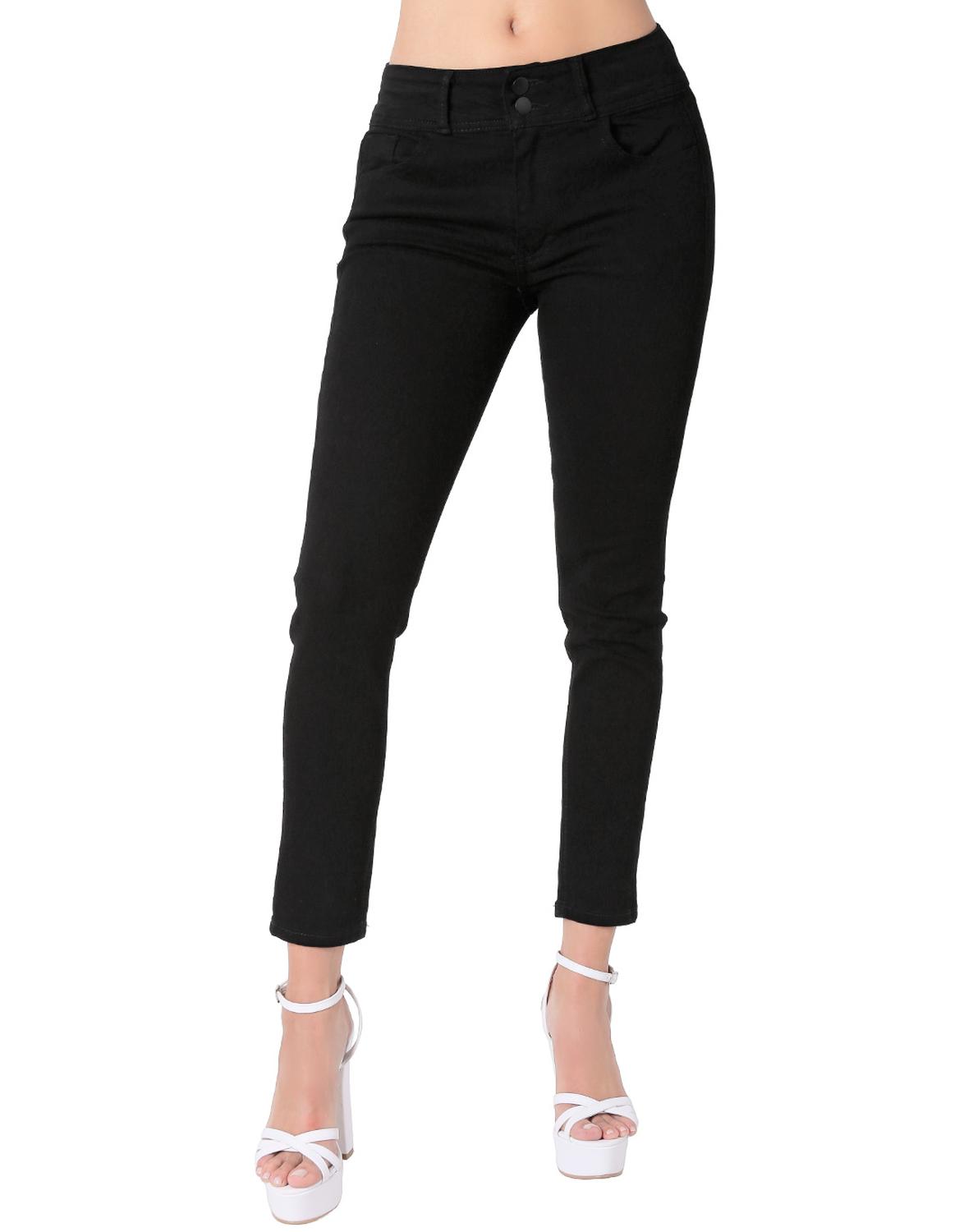 Jeans Moda Skinny Mujer Negro Stfashion 63104610