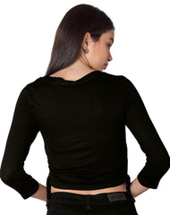 Playera Mujer Moda Camiseta Negro Stfashion 68705007