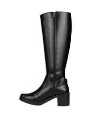 Bota Mujer Casual Tacon Negro Stfashion 12104100