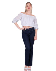 Jeans Mujer Básico Recto Azul Oggi Yess 59105221