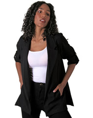 Saco Mujer Formal Blazer Negro Stfashion 79304211