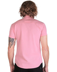 Camisa Hombre Casual Slim Rosa Stfashion 50504210