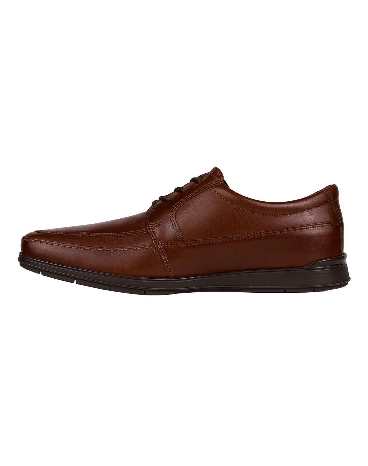 Zapato Hombre Oxford Vestir Café Piel Flexi 02504136
